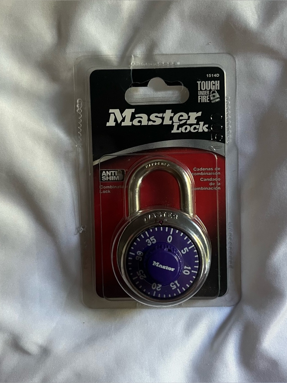 Purple Master Lock Combination Padlock